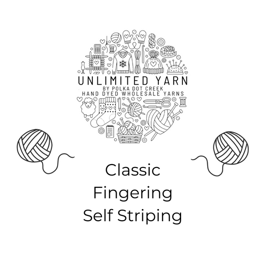 Classic Self Striping Fingering Sock Set