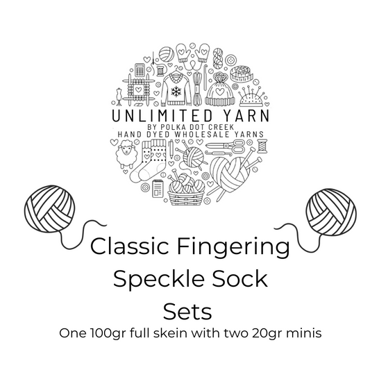 Classic Speckle Fingering Sock Set