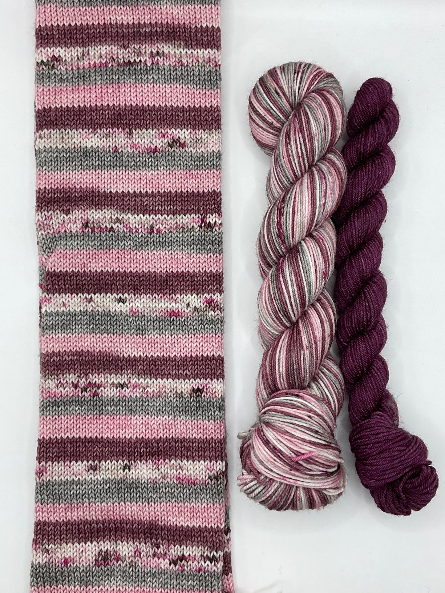 Valentine Fingering Self Striping Sock Sets